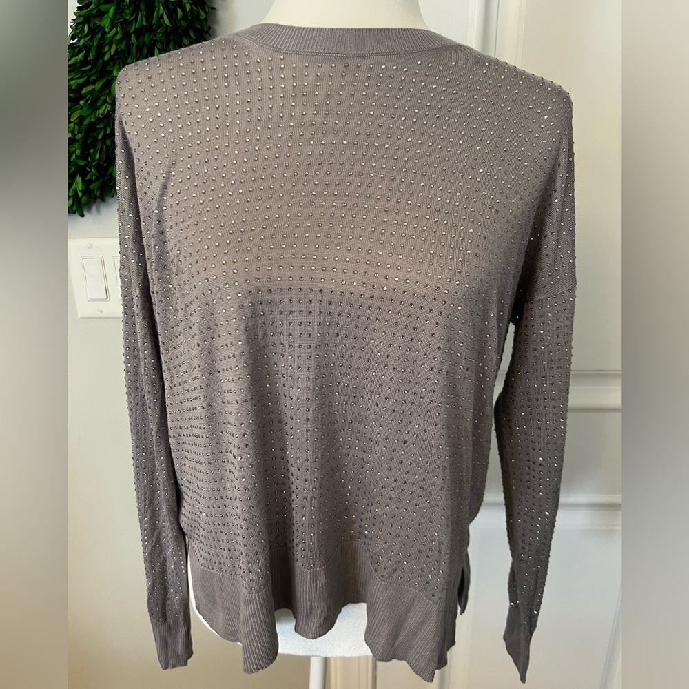 Studded Long Sleeve Sweater